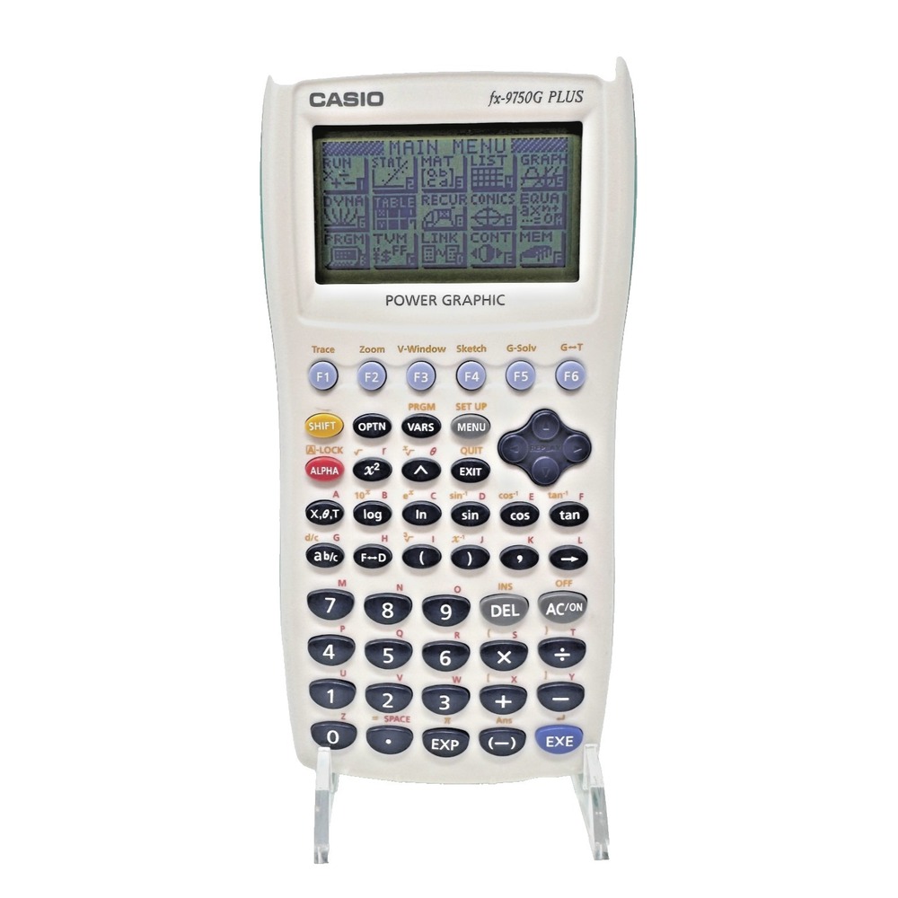 Casio fx-9750G PLUS Graphing Calculator Power‎ Graphic Green White